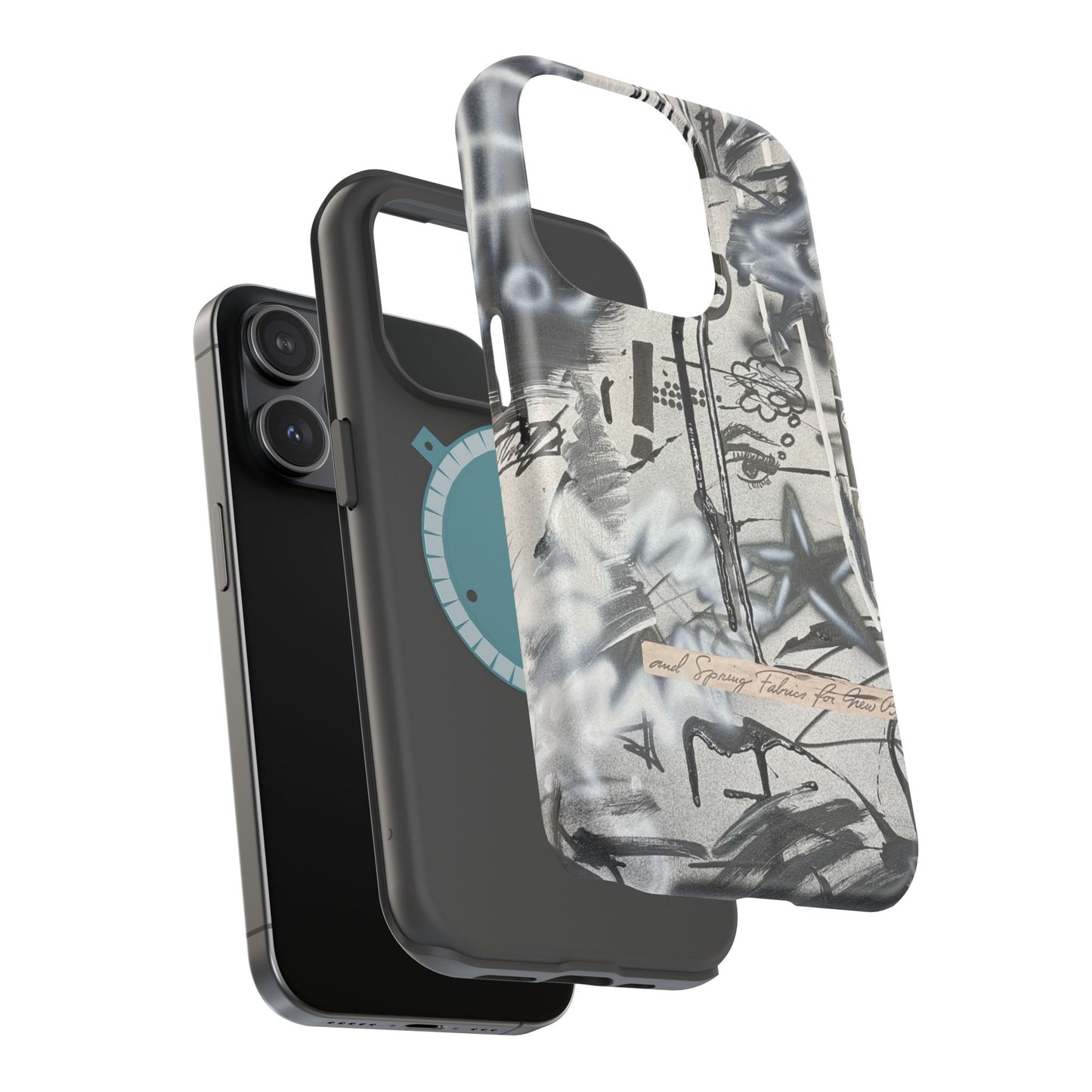 MagSafe "monochrome mood" airbrush iPhone case
