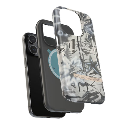 MagSafe "monochrome mood" airbrush iPhone case