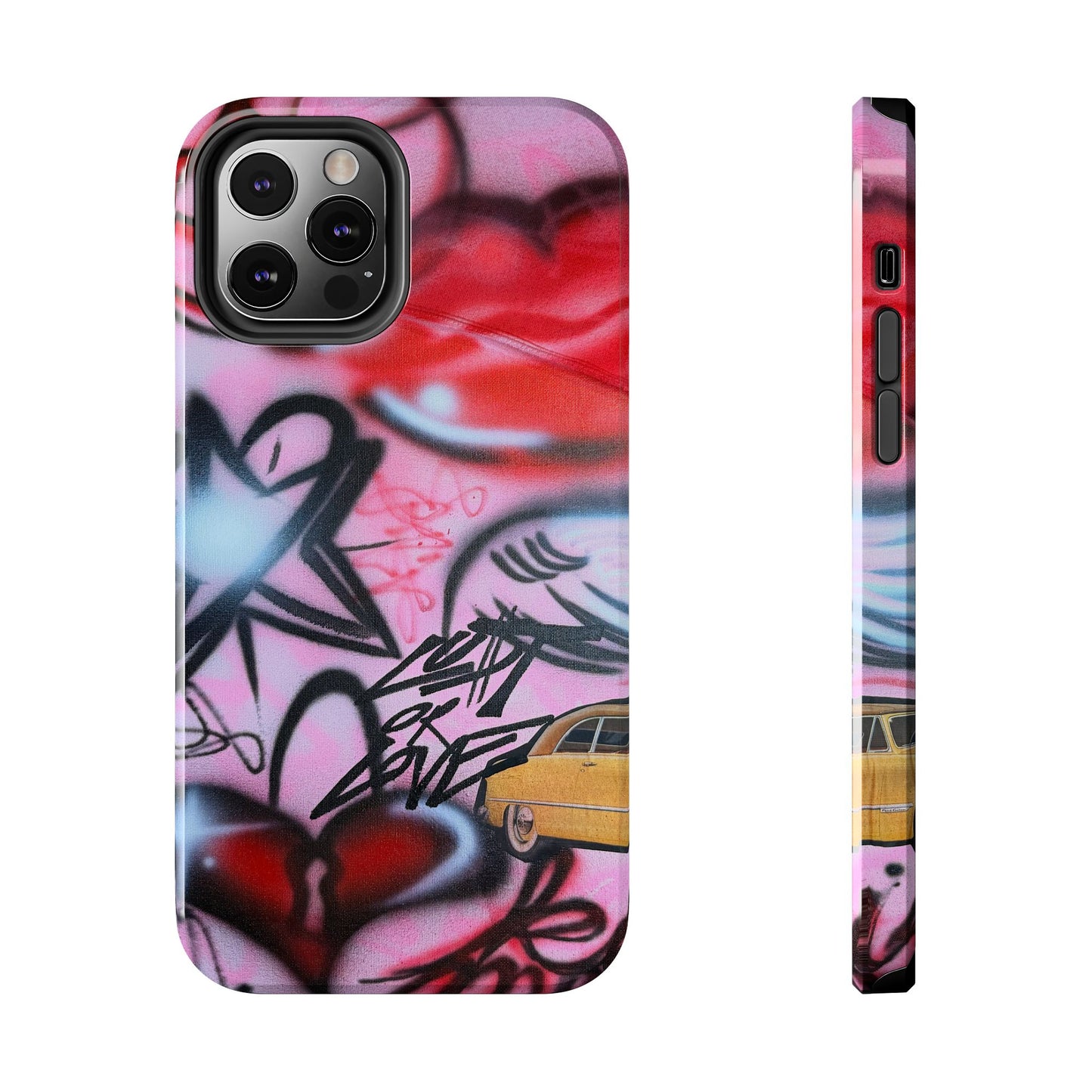 "lust or love" airbrush iPhone case