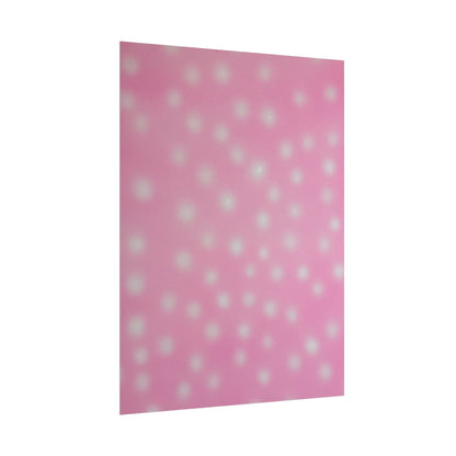 "strawberry swirl polka dot" airbrush rolled print