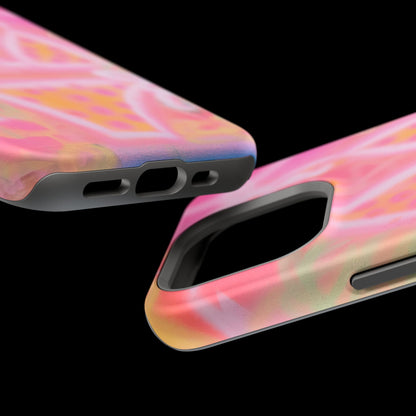 MagSafe "yellow polka dot bikini" airbrush iPhone case