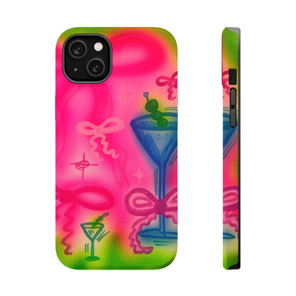 MagSafe „Bow Martini“ Airbrush-iPhone-Hülle