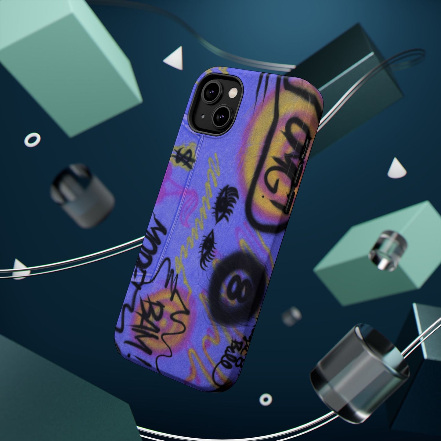MagSafe "eye$ on lies" Airbrush iPhone Hülle