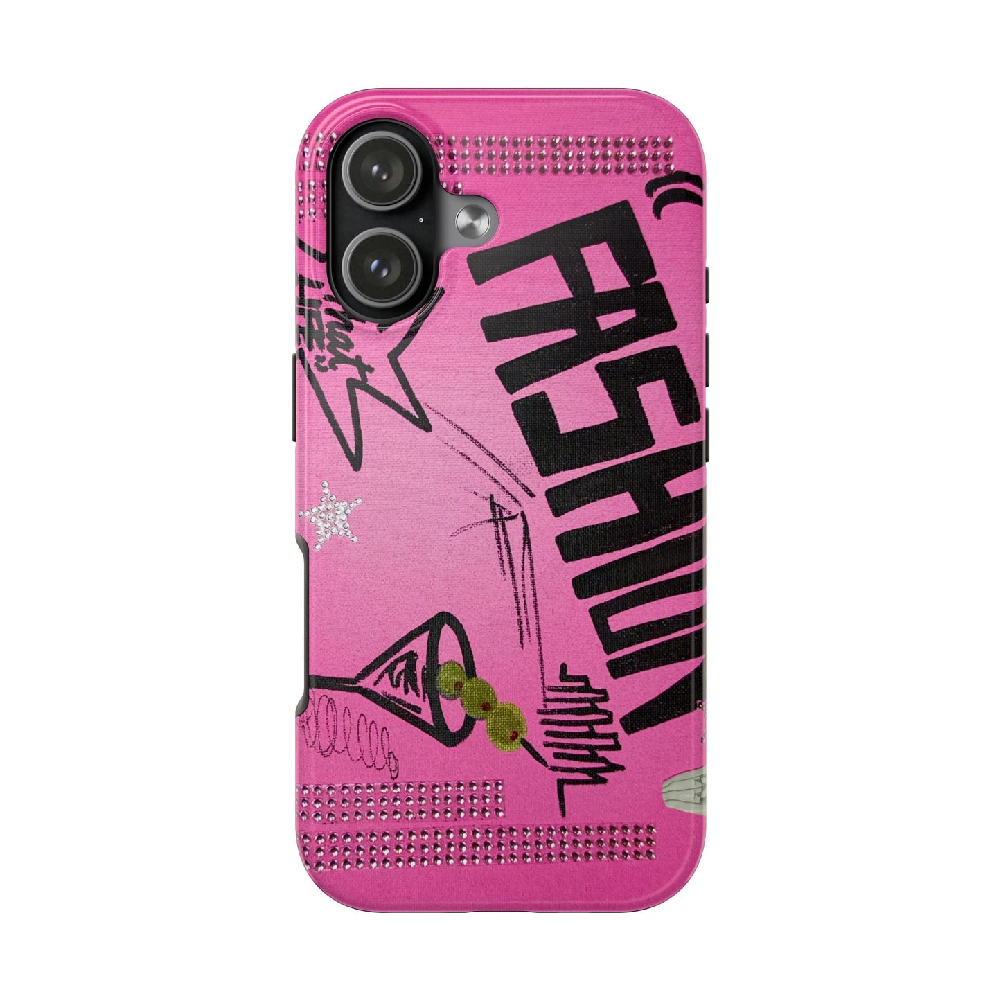 "high fashion pt. 2" airbrush iPhone case
