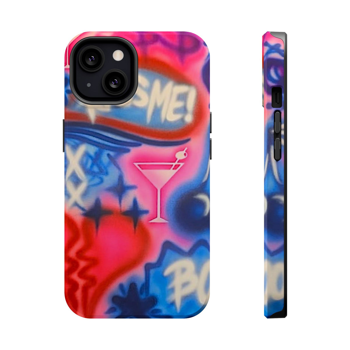 MagSafe "kiss me pt. 2" Airbrush iPhone Hülle