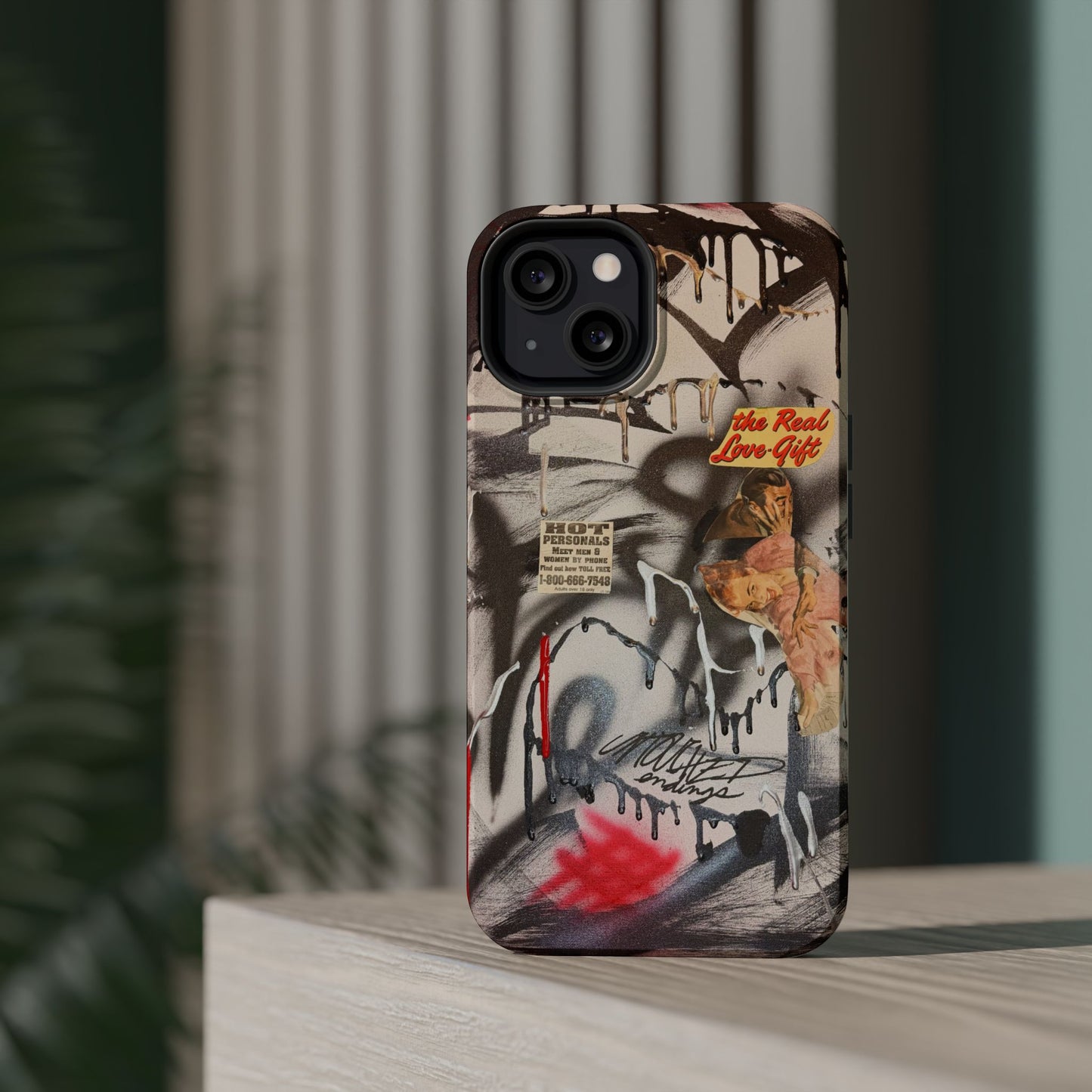 MagSafe "real love" airbrush iPhone case