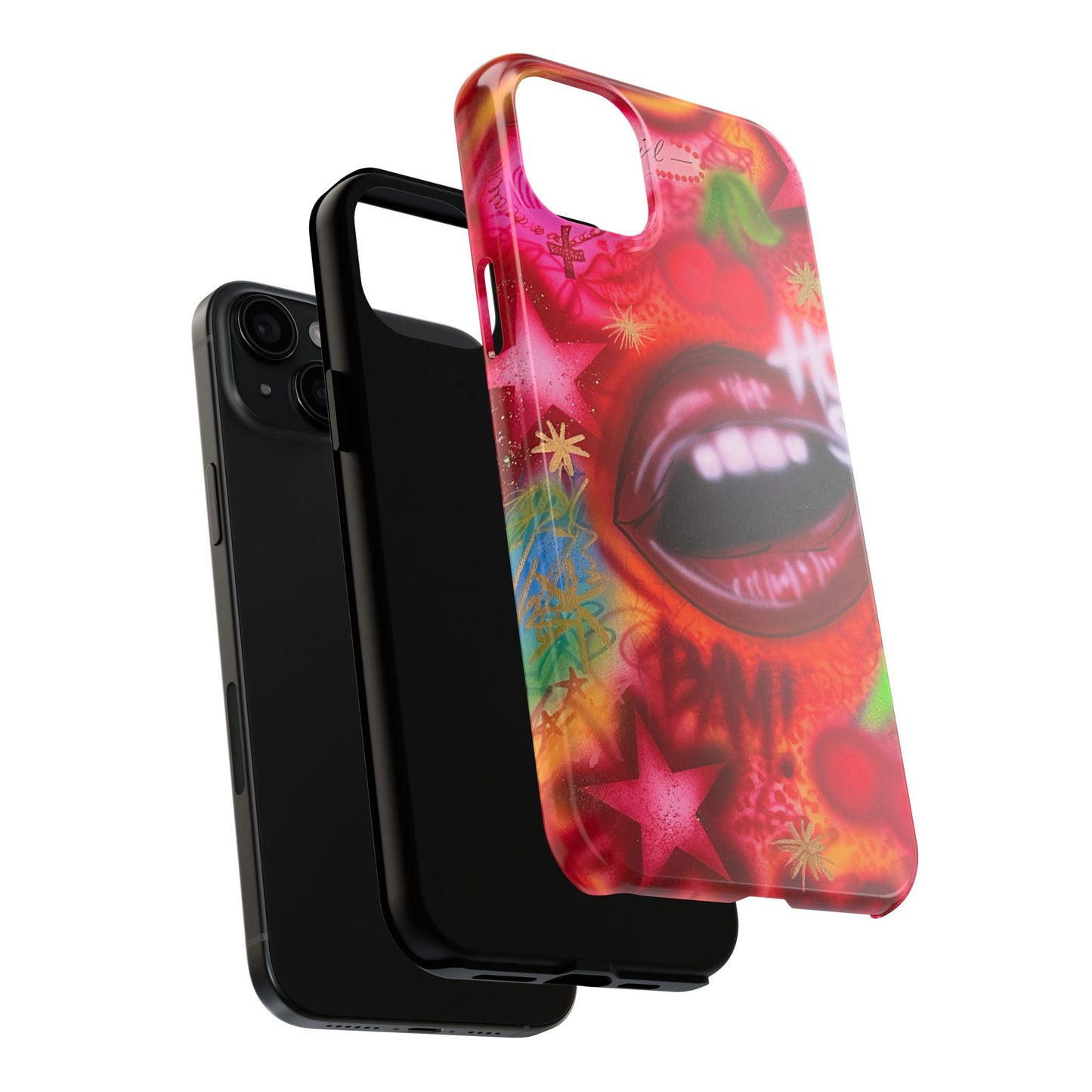 "hot stuff" airbrush iPhone case
