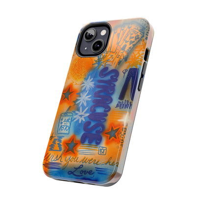 "syracuse" airbrush iPhone case