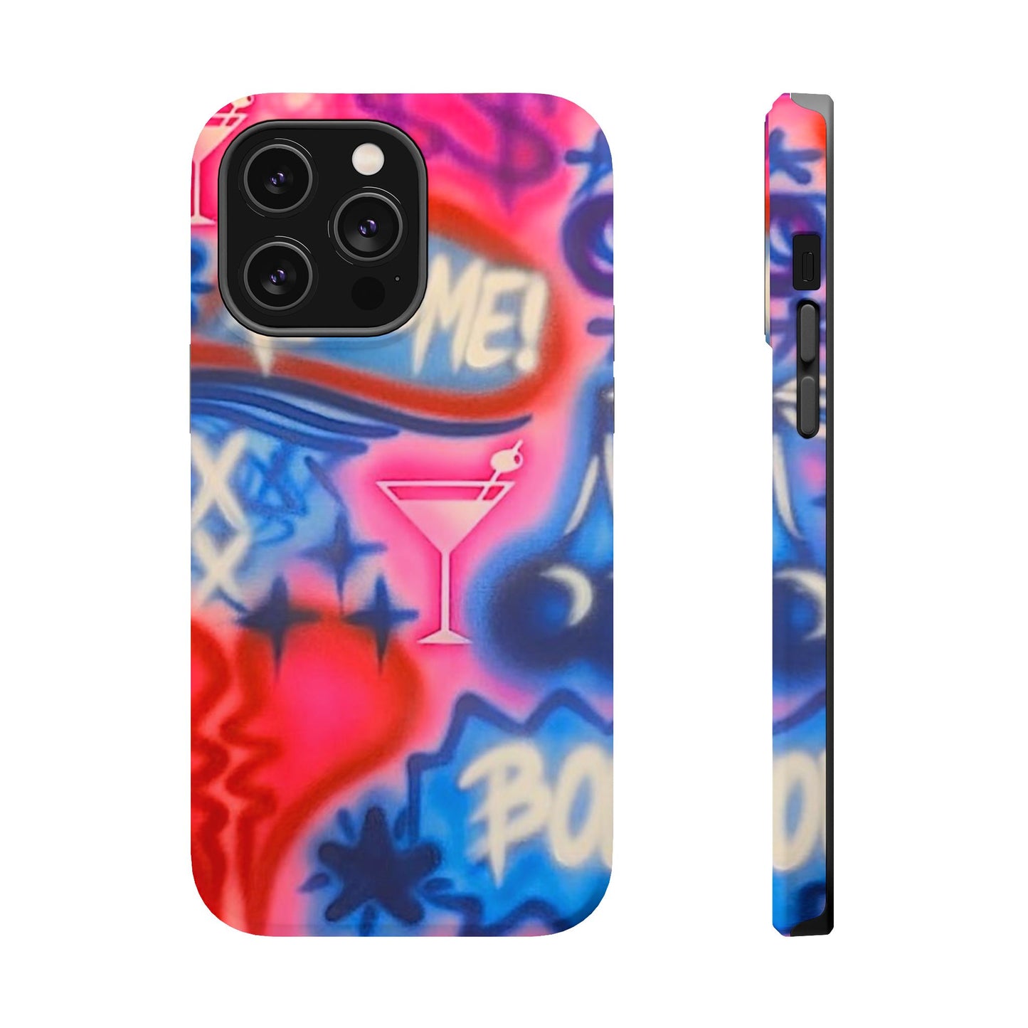 MagSafe "kiss me pt. 2" Airbrush iPhone Hülle