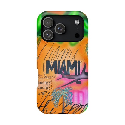 MagSafe "miami, fl" Airbrush iPhone Hülle