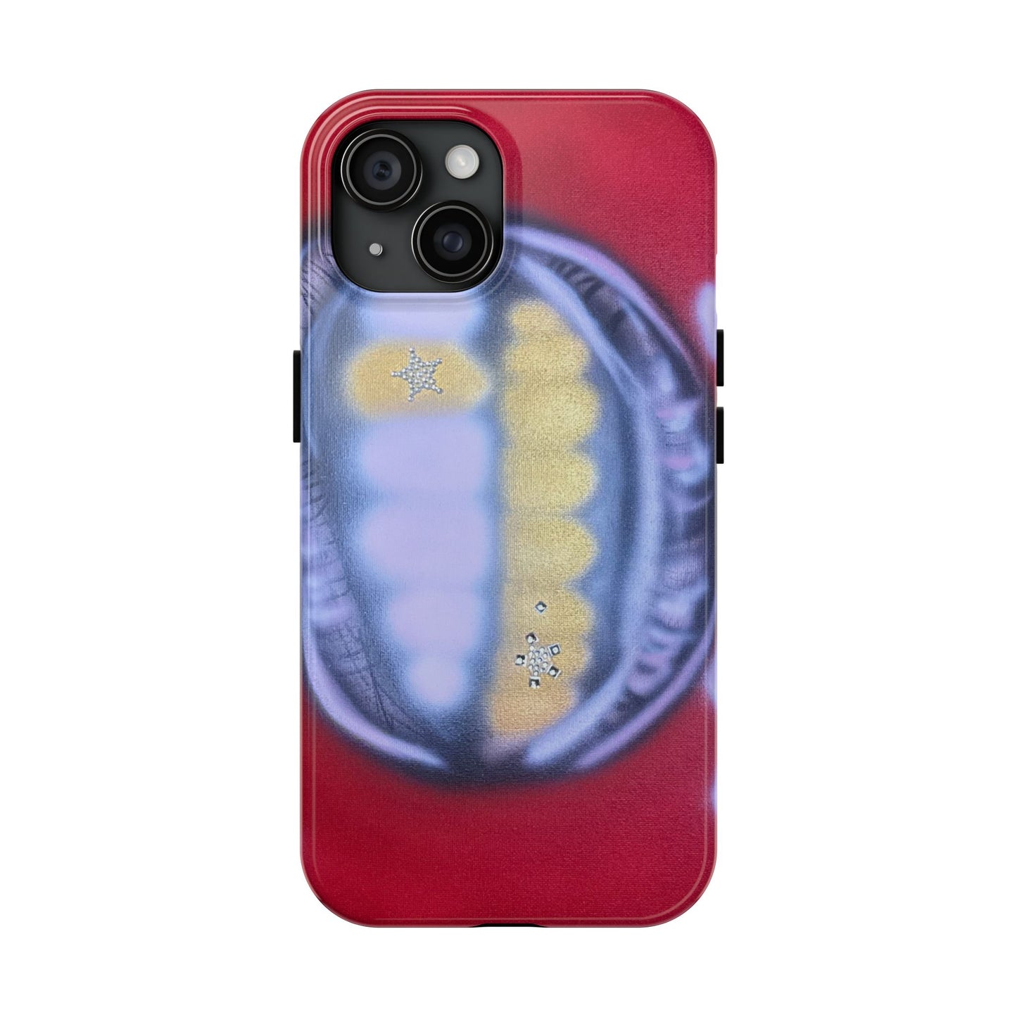 "bite me bling" airbrush iPhone case