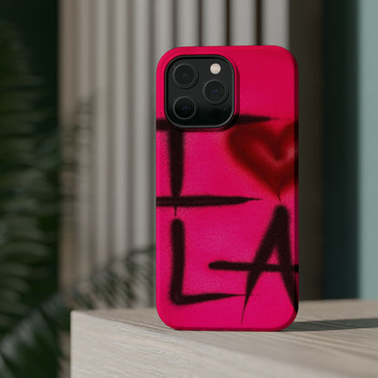 MagSafe „I ❤️ LA“ Airbrush iPhone-Hülle
