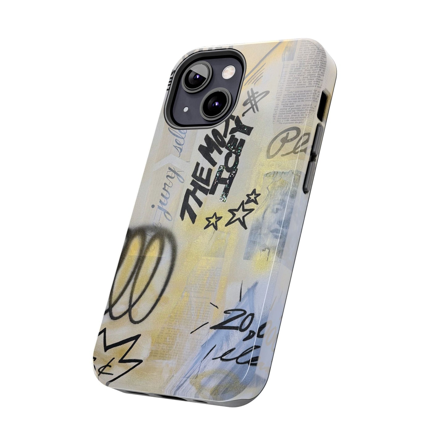 "golden glacier" airbrush iPhone case