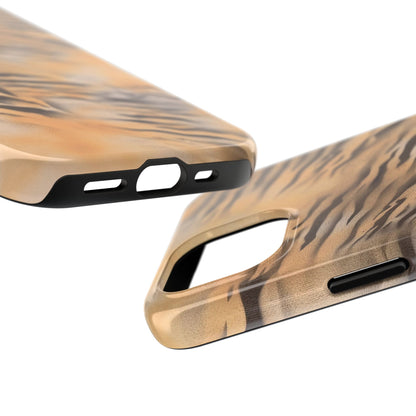 neutral tiger airbrush iPhone case