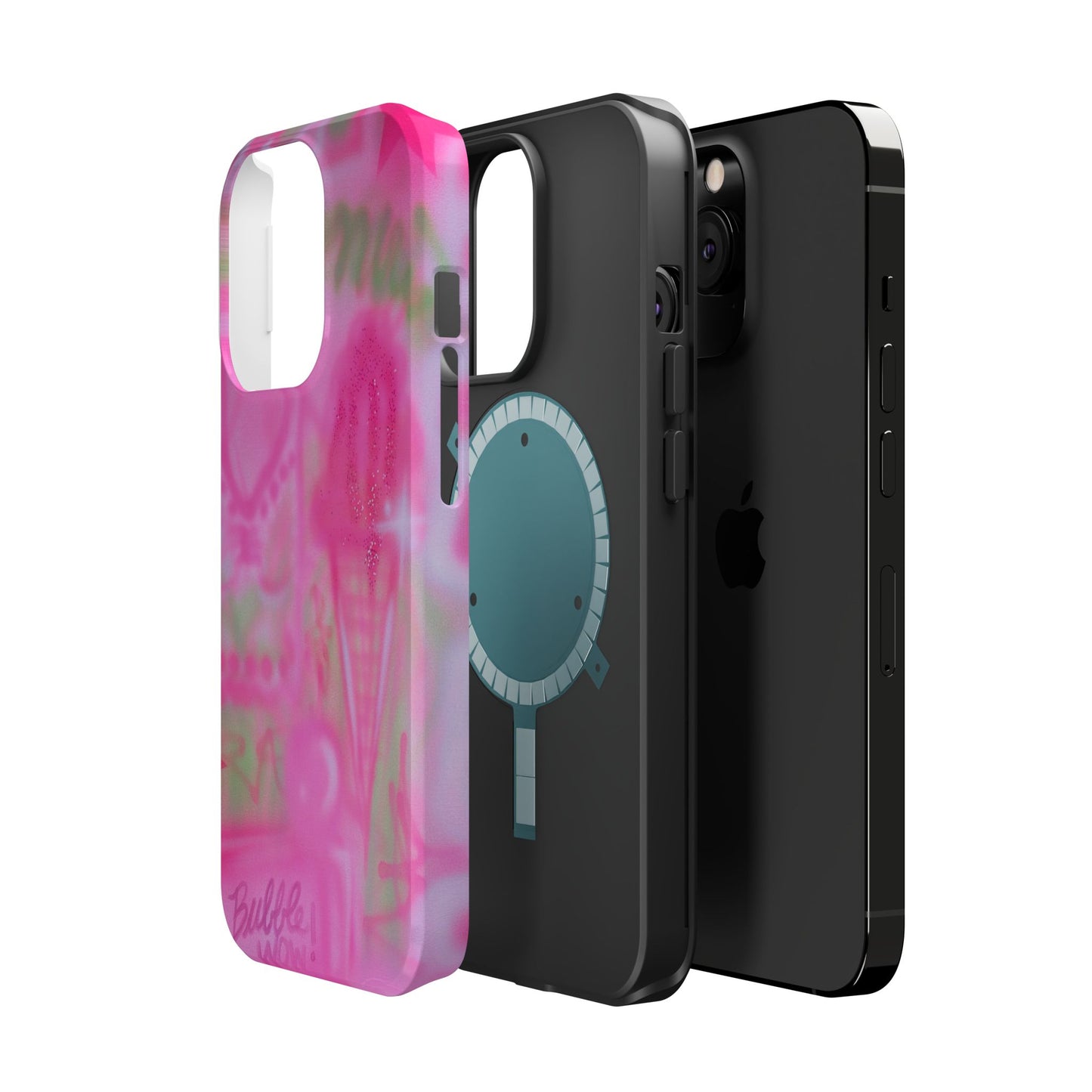 MagSafe "miami matcha" airbrush iPhone case