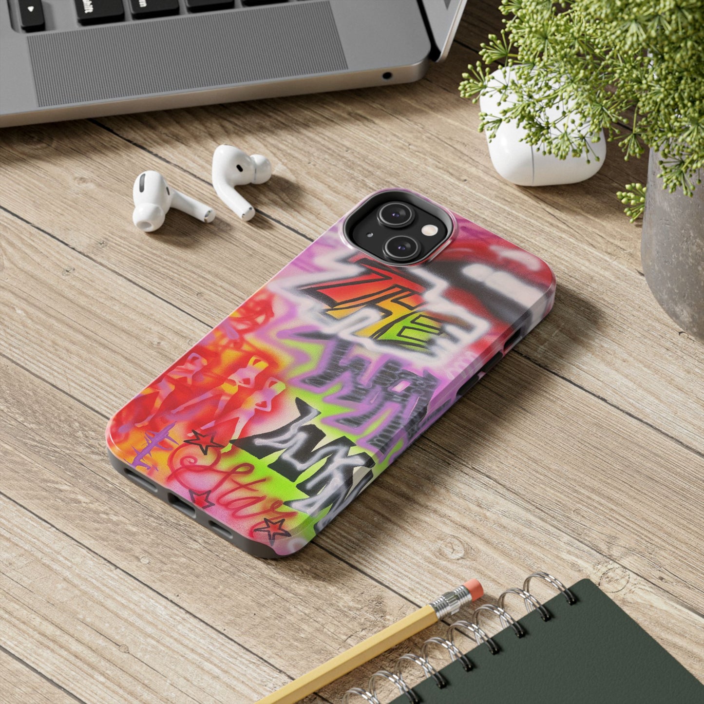 "wynwood gold" airbrush iPhone case