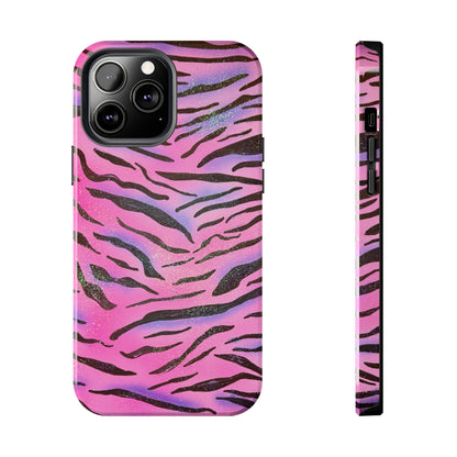 "glitter zebra" airbrush iPhone case