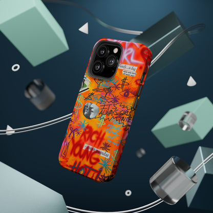 MagSafe „reich, jung, heiß“ Airbrush iPhone Hülle