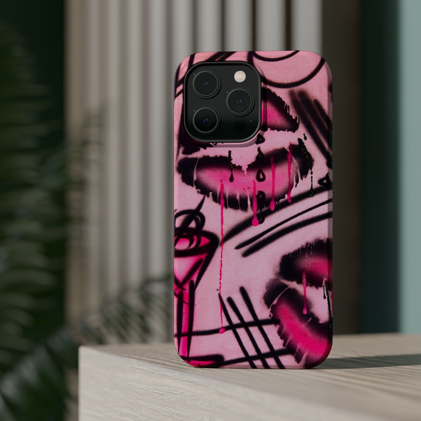 MagSafe „Glossy Pout“ Airbrush iPhone-Hülle