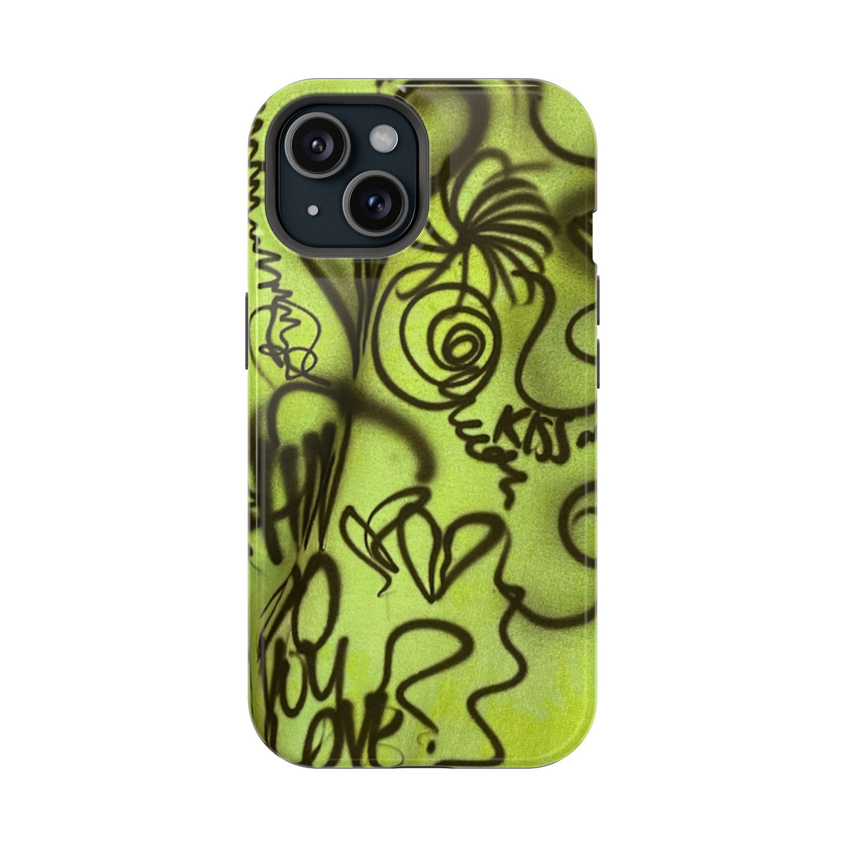 MagSafe "graphic discretion" airbrush iPhone case