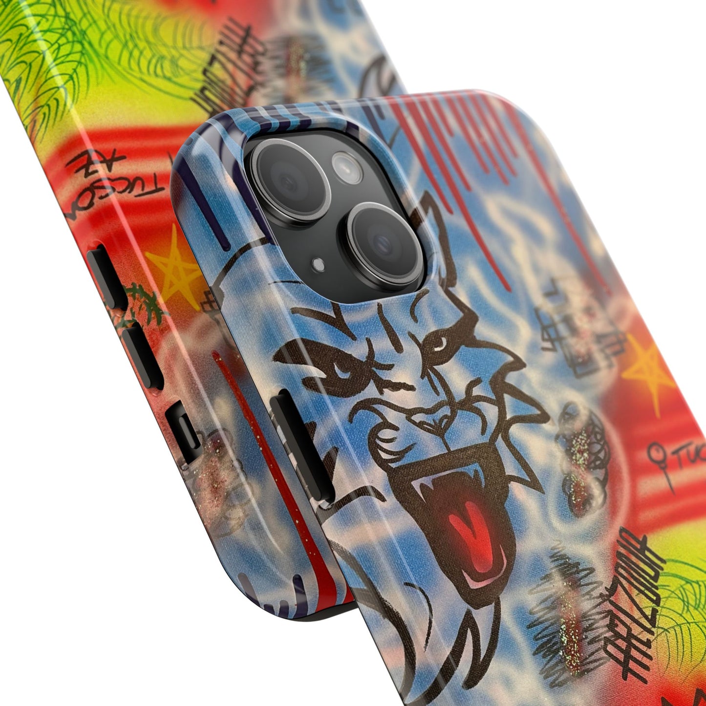 "tucson, arizona pt. 2" airbrush iPhone case