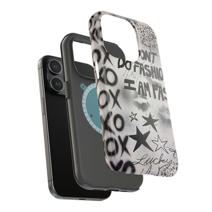 MagSafe "i am fashion" airbrush iPhone case
