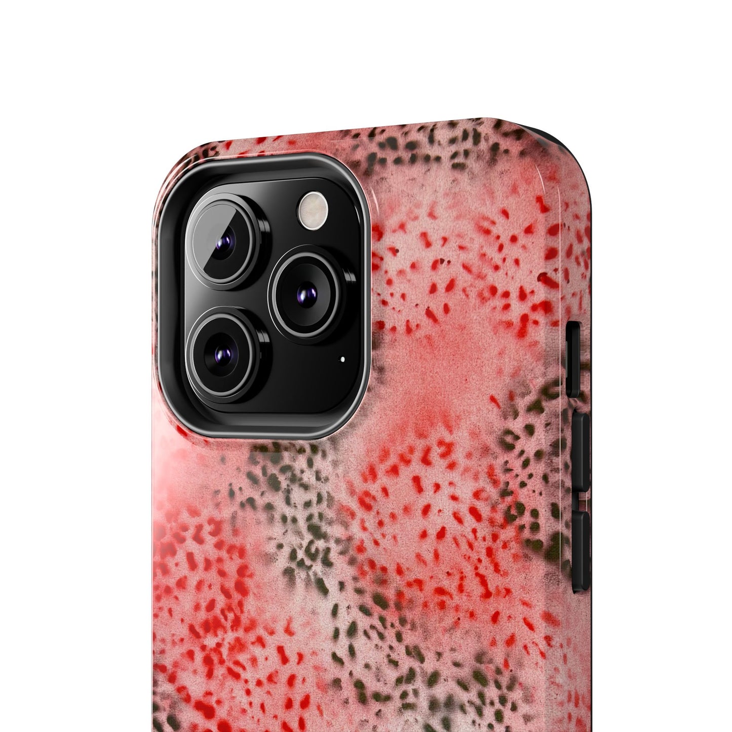 "red cheetah" airbrush iPhone case