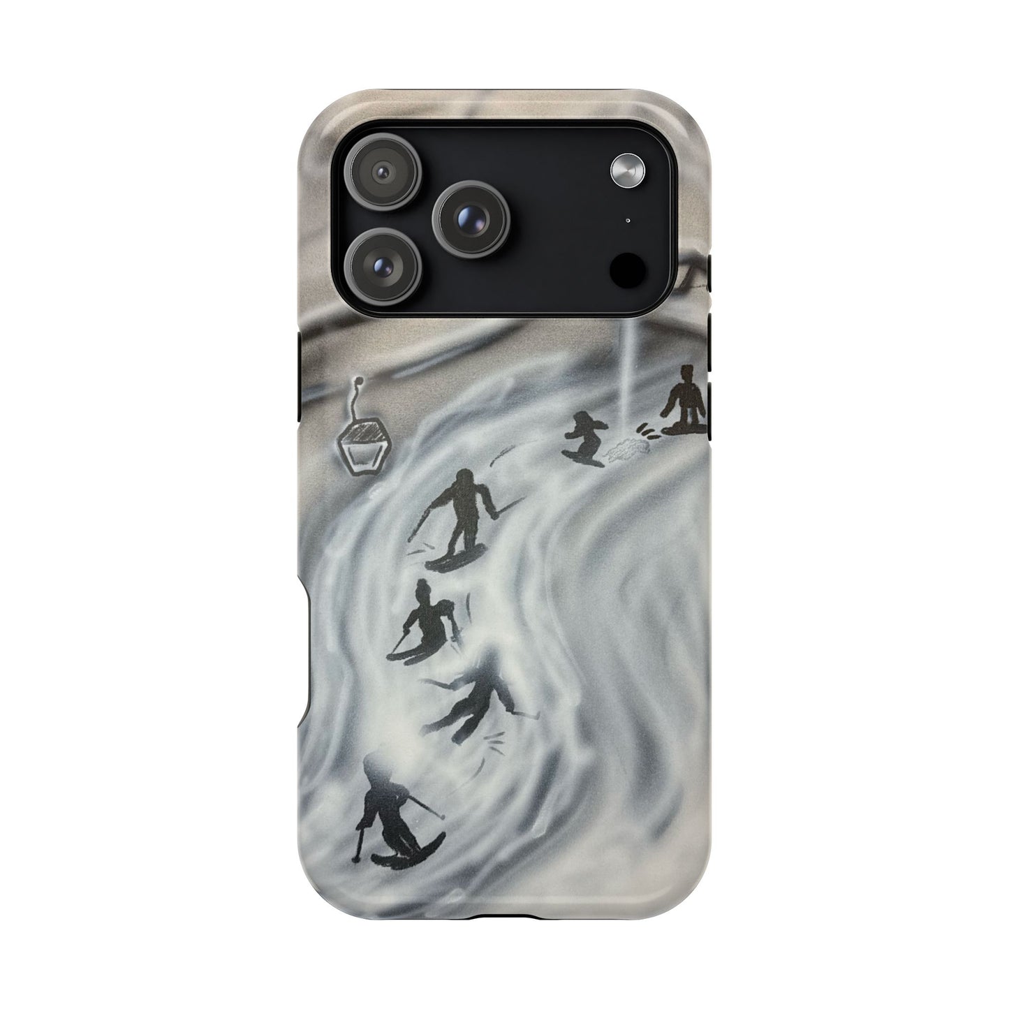 MagSafe "arctic avalanche" airbrush iPhone case