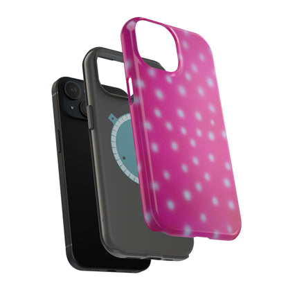 MagSafe "bubblegum polka dot" airbrush iPhone case