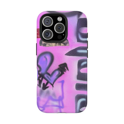 "Lila Prinzessin" Airbrush iPhone Hülle