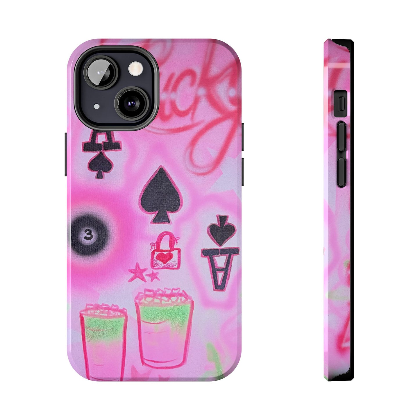"lucky ace" airbrush iPhone case