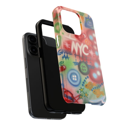 "i <3 NYC" airbrush iPhone case