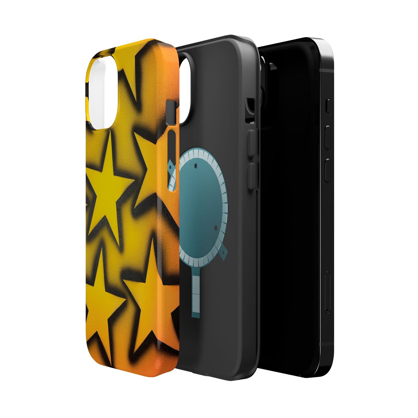 MagSafe „DU BIST EIN STAR!“ Airbrush iPhone Hülle
