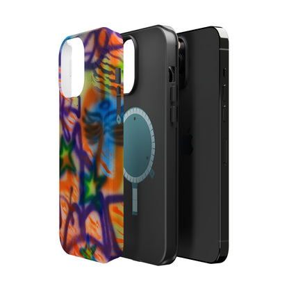 MagSafe "streetwear angel" airbrush iPhone case
