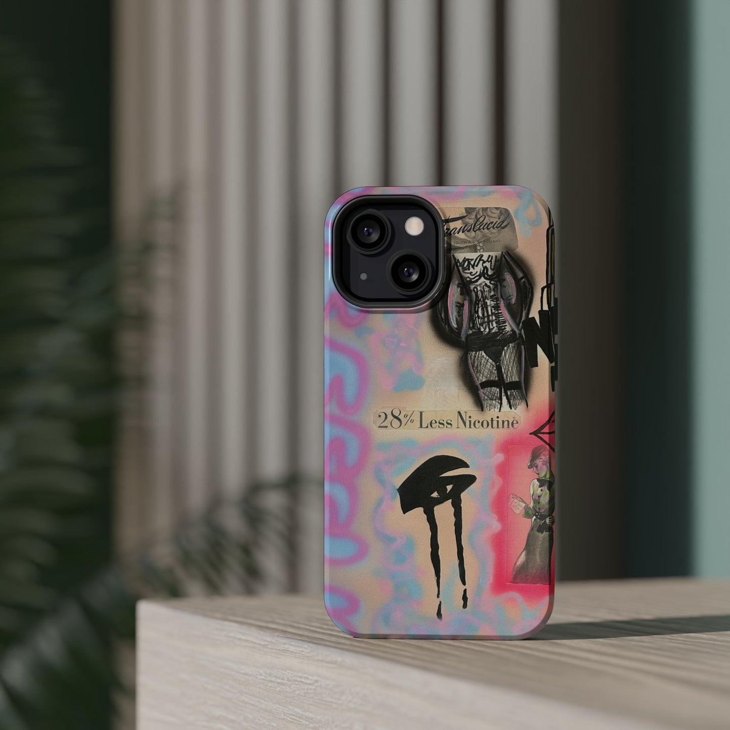 MagSafe "the feeling" airbrush iPhone case