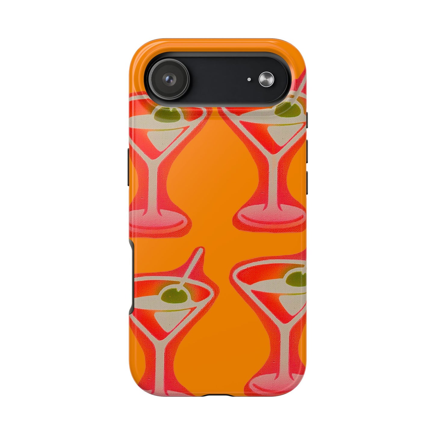 "shaken, not stirred” airbrush iPhone case
