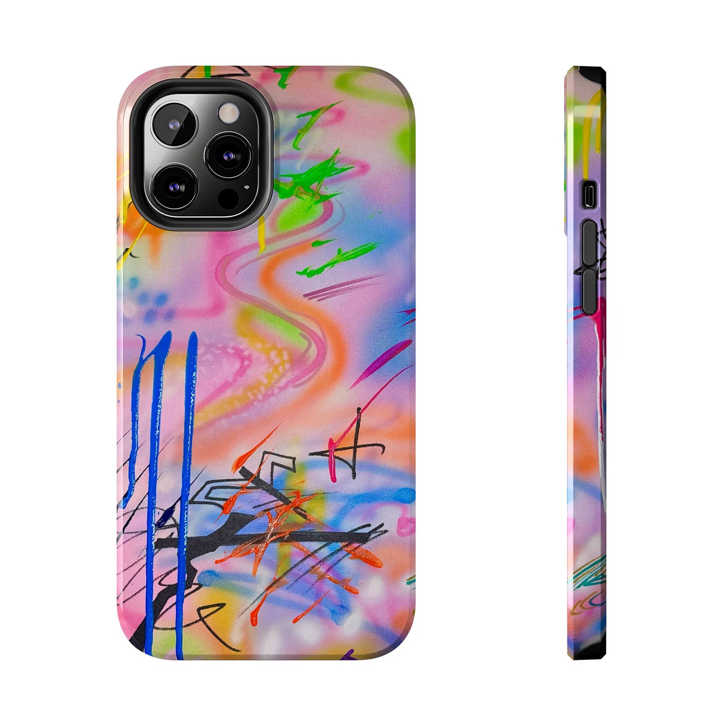 "neon haze" airbrush iPhone case