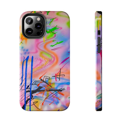 "neon haze" airbrush iPhone case