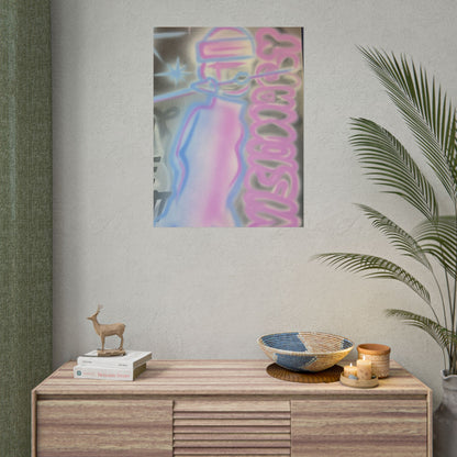 "visionary" pt. 2 airbrush rolled print