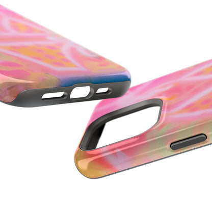 MagSafe "yellow polka dot bikini" airbrush iPhone case