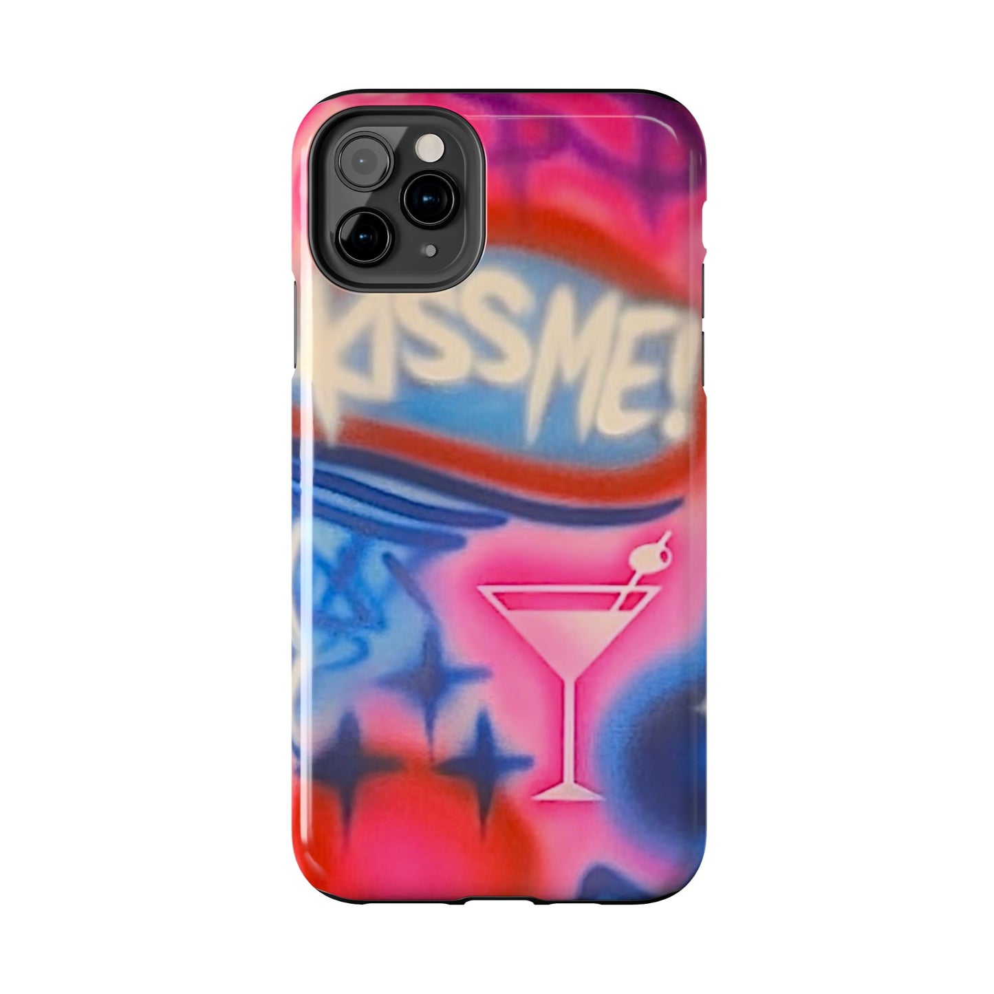 "kiss me pt. 2" airbrush iPhone case