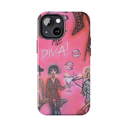 "party diva" airbrush iPhone case