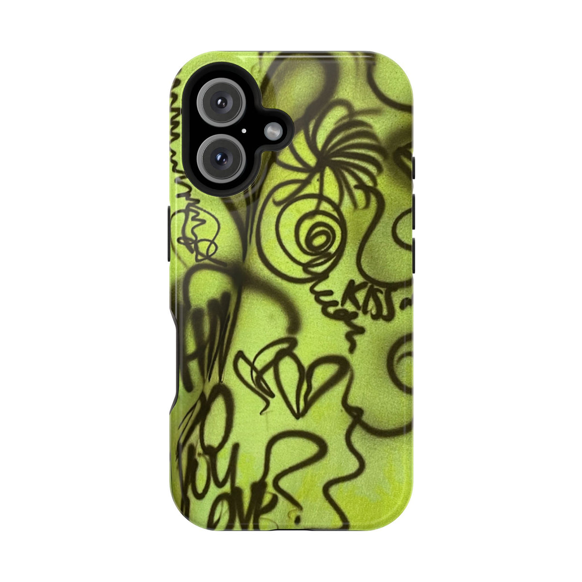 MagSafe "graphic discretion" airbrush iPhone case