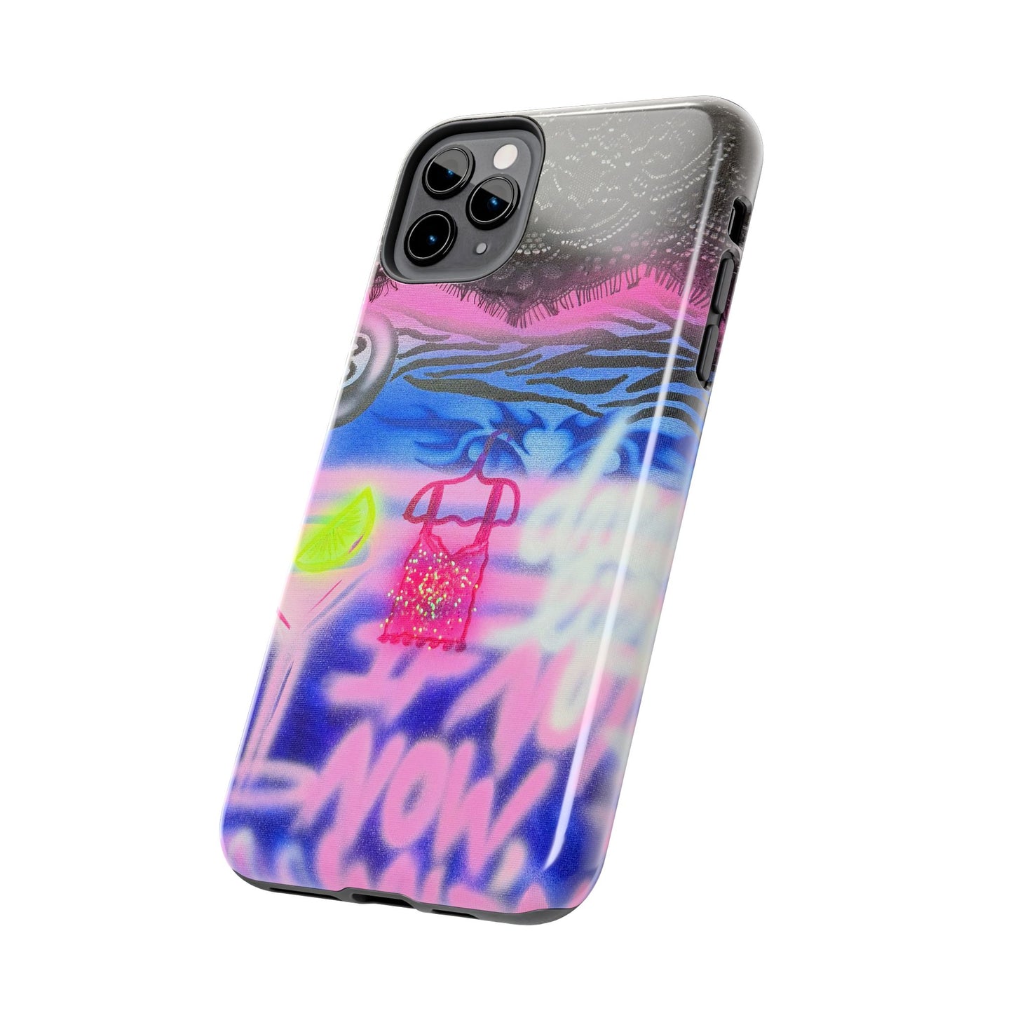 "dream life pt. 2" airbrush iPhone case