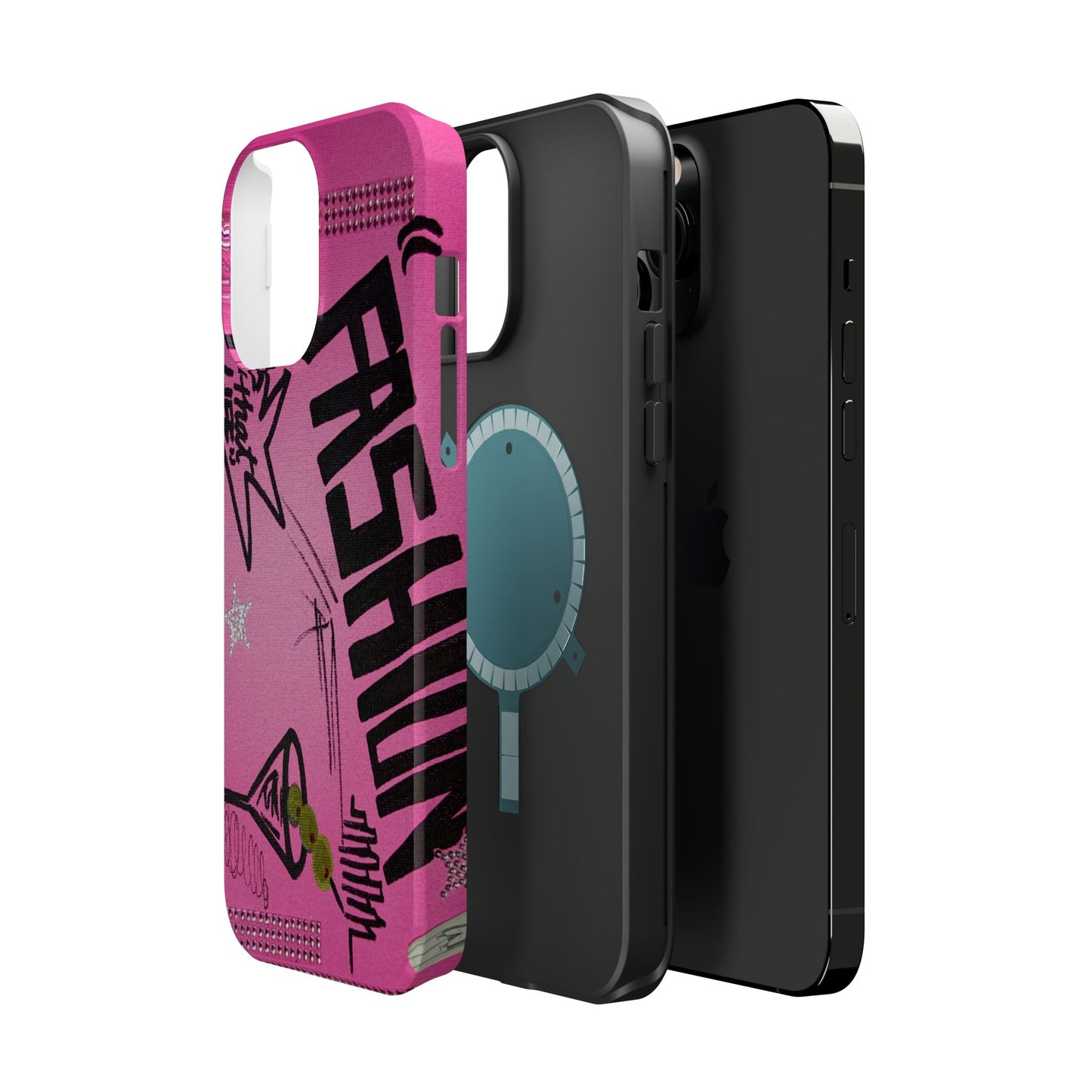 MagSafe "high fashion pt. 2" airbrush iPhone case