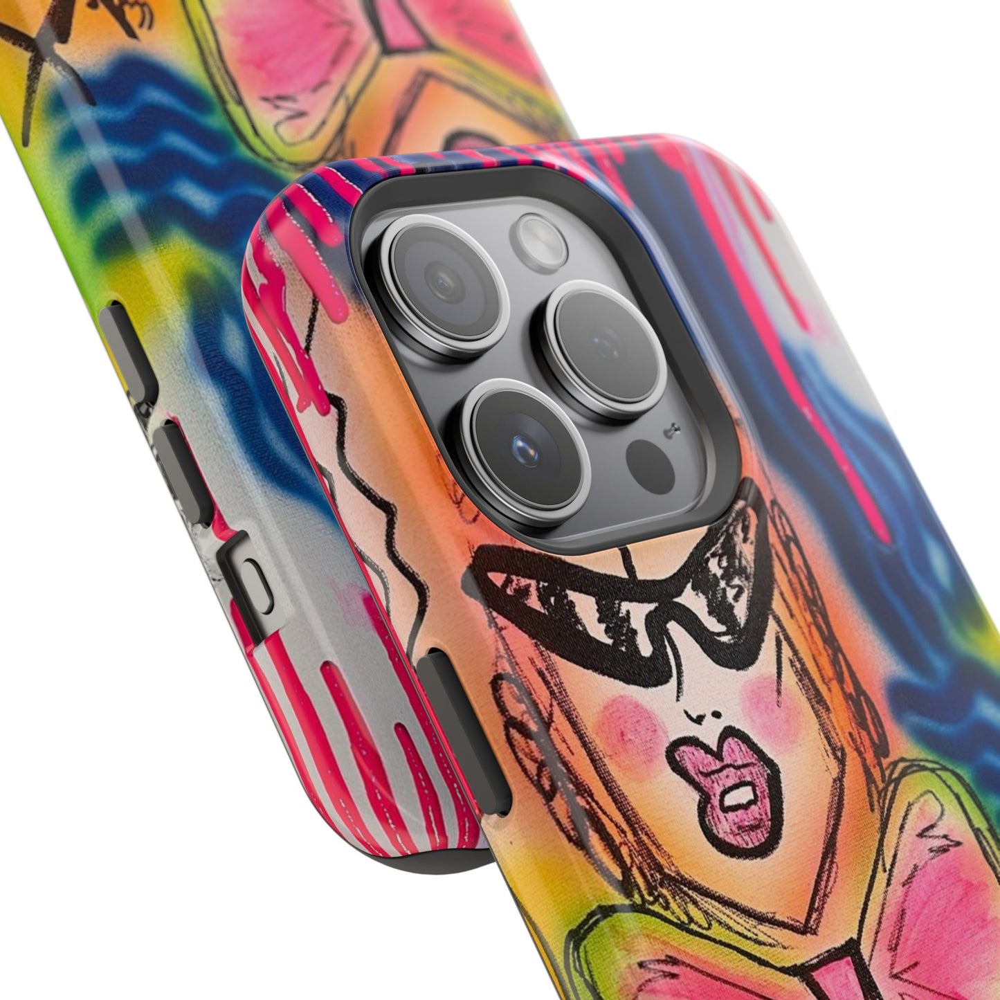 MagSafe „Kontakt unbekannt“ Airbrush iPhone Hülle