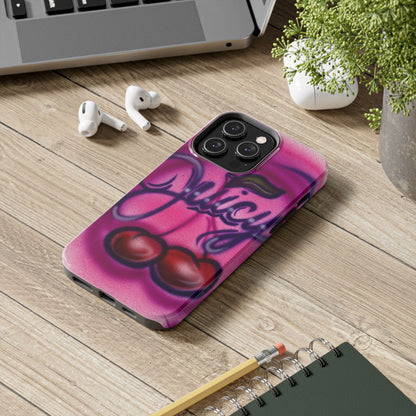 "juicy" airbrush iPhone case