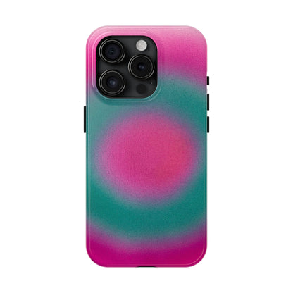 "watermelon swirl" aura airbrush iPhone case