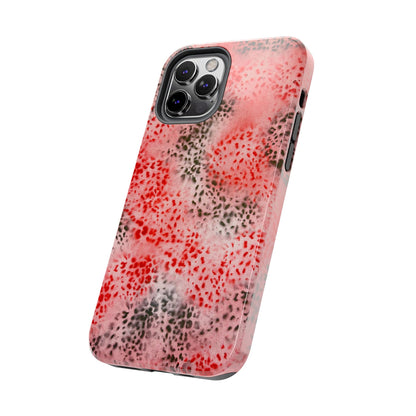 "red cheetah" airbrush iPhone case