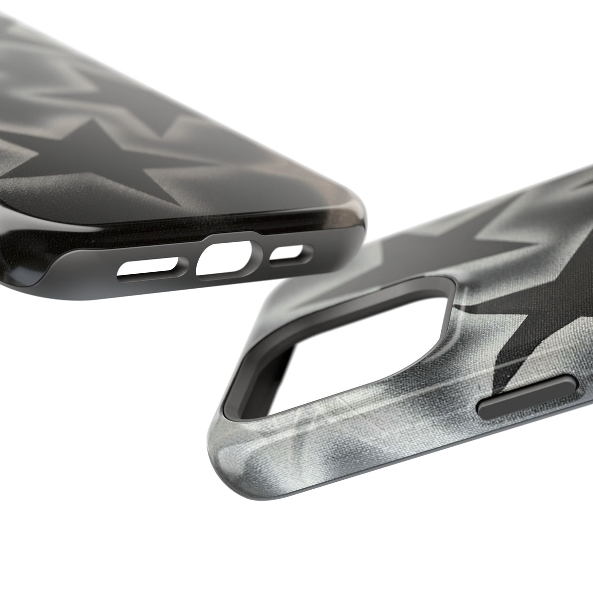 MagSafe "chrome stars" airbrush iPhone case